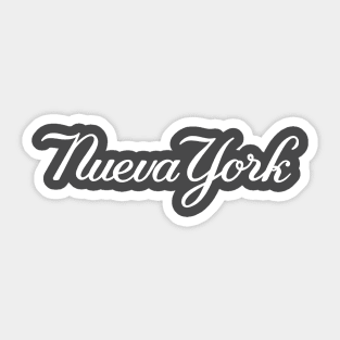 Nueva York tshirt Sticker